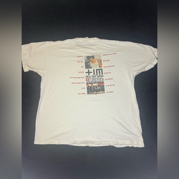 Vintage 2003 Tim McGraw Music Tour T-Shirt Size XL - Picture 3 of 7